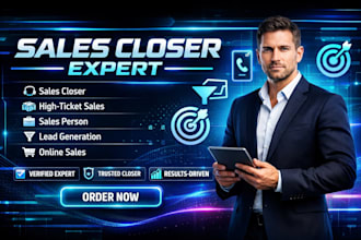 high ticket sales closer  online sales  representative