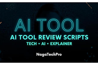 write ai tool review scripts