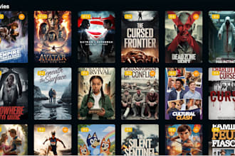setup a live tv ott website with admin panel mobile  tv apps