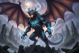 draw horror or fantasy monster or creature for you
