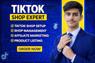 be your tiktok shop expert for setup and management