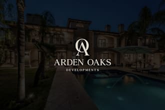 design a modern real estate logo