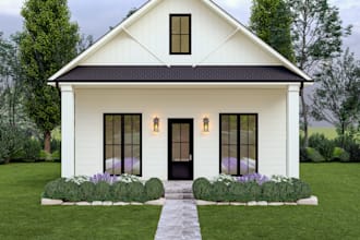 do exterior house remodeling design with 3d visualization