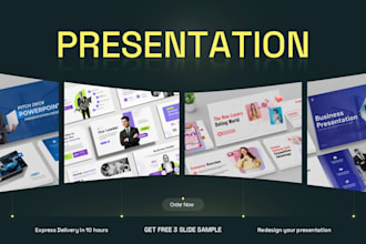 design professional powerpoint presentations and pitch decks