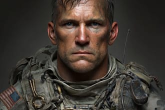 draw 2d game art military character design