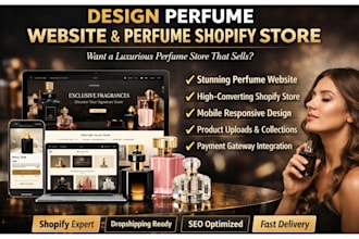 design perfume store perfume website fragrance store perfume shopify store