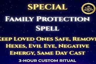 removal blockages powerful spell, curse, hex to protection your family and pet