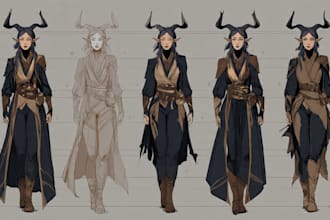 illustrate your ttrpg oc, vtm, fantasy, dnd character art