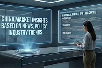write china market insight based on news policy and industry trends
