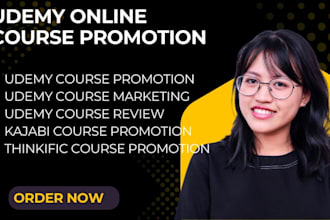 udemy online course promotion udemy course marketing course feedback