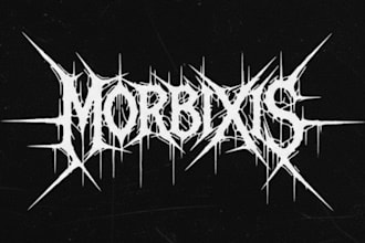 create metalcore logo with best detail