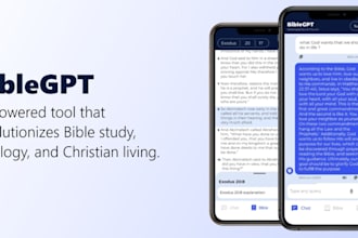develop an ai based bible or christian app