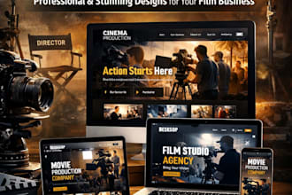 make your film website and film production business and company website