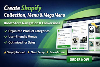 create shopify mega menu shopify collection shopify menu for improved navigation