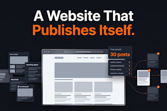 build an ai automated content website