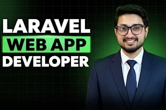 develop a laravel, PHP laravel, and react or next web application