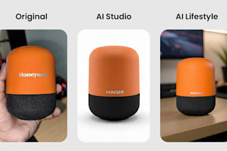 do ai product photography and ai photoshoot