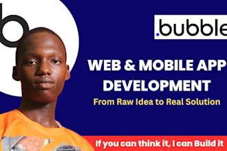 build mobile app, bubble io app, adalo app, bubble developer, web app developer