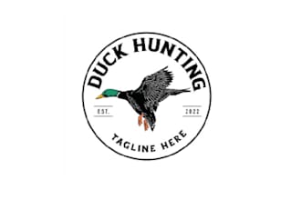 do awesome duck logo design 1 day