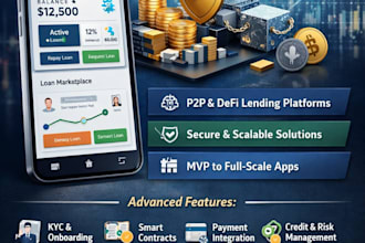 build lending marketplace app, defi lending app, lending app, p2p lending app