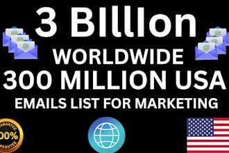 send 3 million bulk email blast, bulk emails and email campaign to inbox