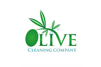 design modern cleaning company minimalist logo