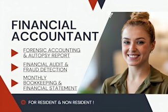 monthly bookkeeping, autopsy report, forensic accounting, quickbooks setup