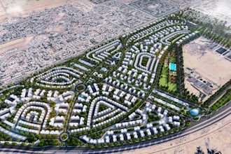 design 3d urban landscape architecture, regional planning, environmental layouts