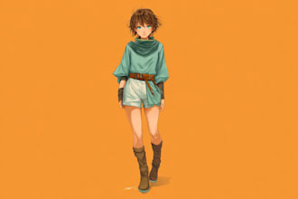create your original character anime manga art style