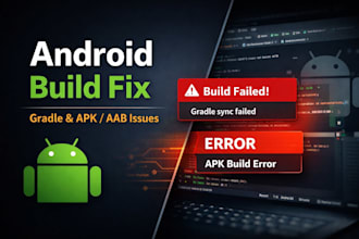 fix android build errors, gradle issues, and apk or aab build problems
