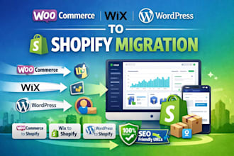 migrate woocommerce to shopify wix to shopify wordpress to shopify migration