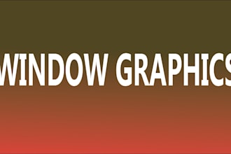design creative window graphics , shopfront , storefront and signage