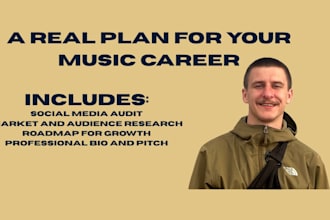 create a music promotion and growth plan for you