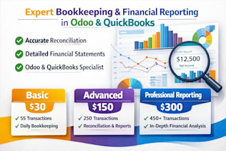 be your bookkeeping, financial statements and reconciliation expert in odoo l qb