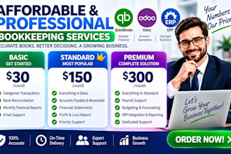 be your bookkeeping, financial statements and reconciliation expert in odoo l qb
