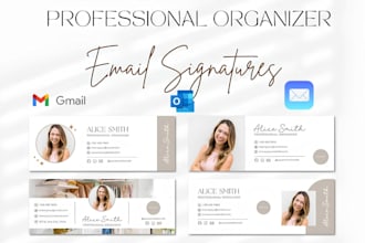 german clickable html email signature, editable  business card, email signature