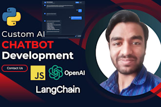 custom ai chatbot, rag chatbot, custom gpt, python, langchain