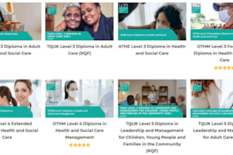 assist you in completing lcps healthcare courses, nvq, othm