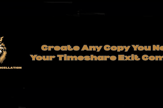 create articles or landing page copy for your timeshare exit company