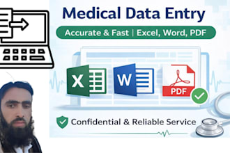 do accurate medical data entry and patient records in excel
