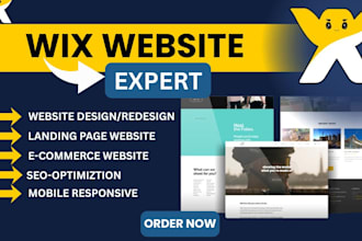 wix website redesign wix website design, build online store