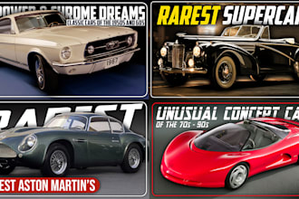 design eye catching automotive and car review thumbnails