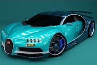 do 3d car modeling with high quality exterior and interior