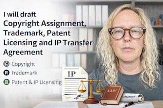 draft copyright assignment, trademark patent licensing and IP transfer agreement
