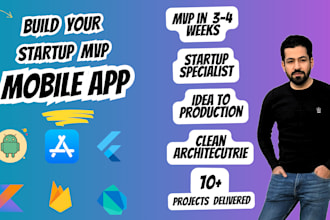 build android and ios mvps for startups, idea to production