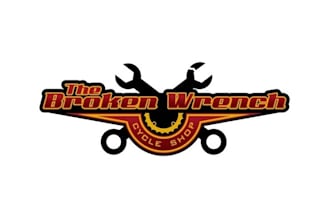 design extraordinary broken wrench cycle shop logo