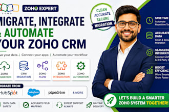 migrate, integrate and automate your zoho CRM with zoho flow