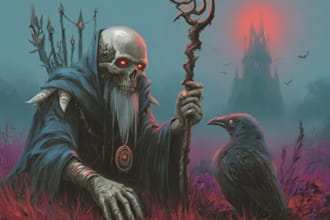 draw a fantasy illustration for you