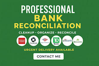 reconcile bank statement PDF to editable format