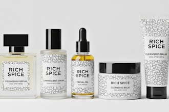do cosmetic packaging skin care label press bottle label cosmetic label design